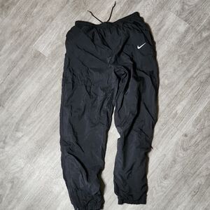Nike Black Jogger Pants with White Logo